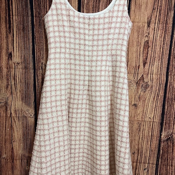 Anthropologie Gal Meets Glam Evangeline Windowpane Dress Sz 4 - Picture 11 of 11